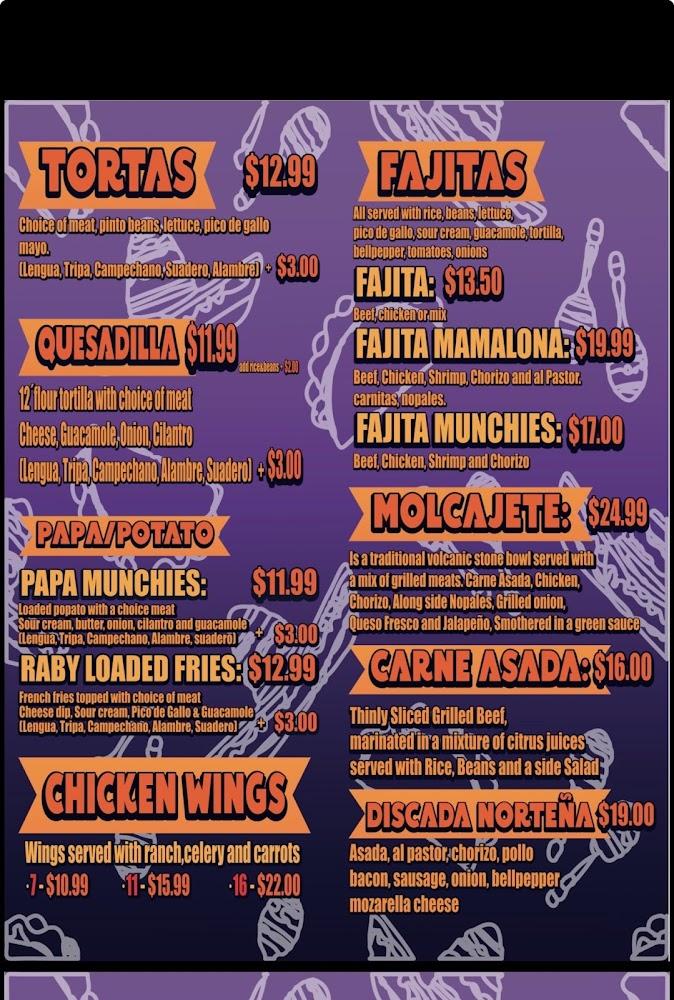 Los Munchies Taqueria (Russellville) Menu image 1