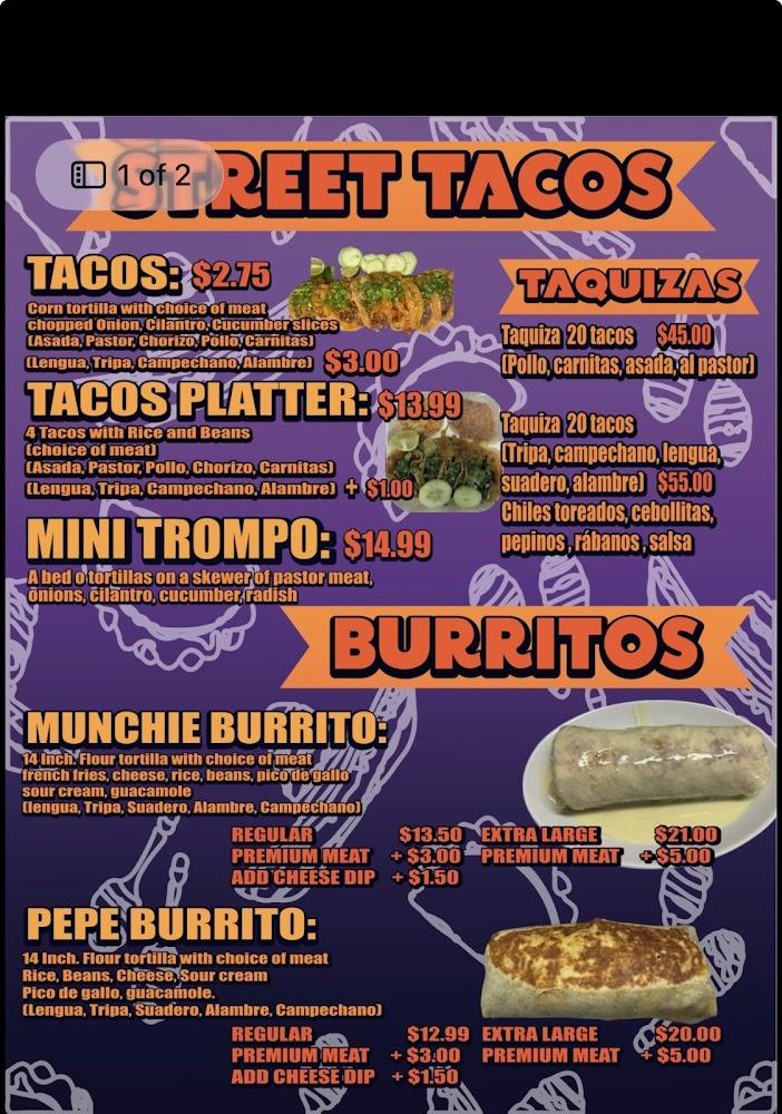 Los Munchies Taqueria (Russellville) Menu image 4